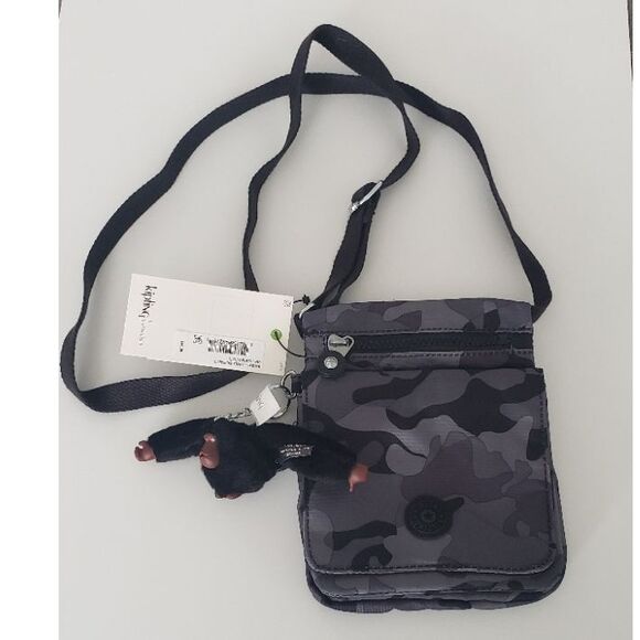 Kipling Handbags - Kipling CamoFog Mini Crossbody‎ Purse Wallet Travel Compact Utility Adjustable